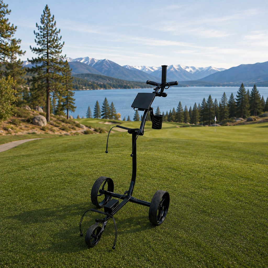 BlackBirdie1 Elektrisk Golftralle med Motorbrems