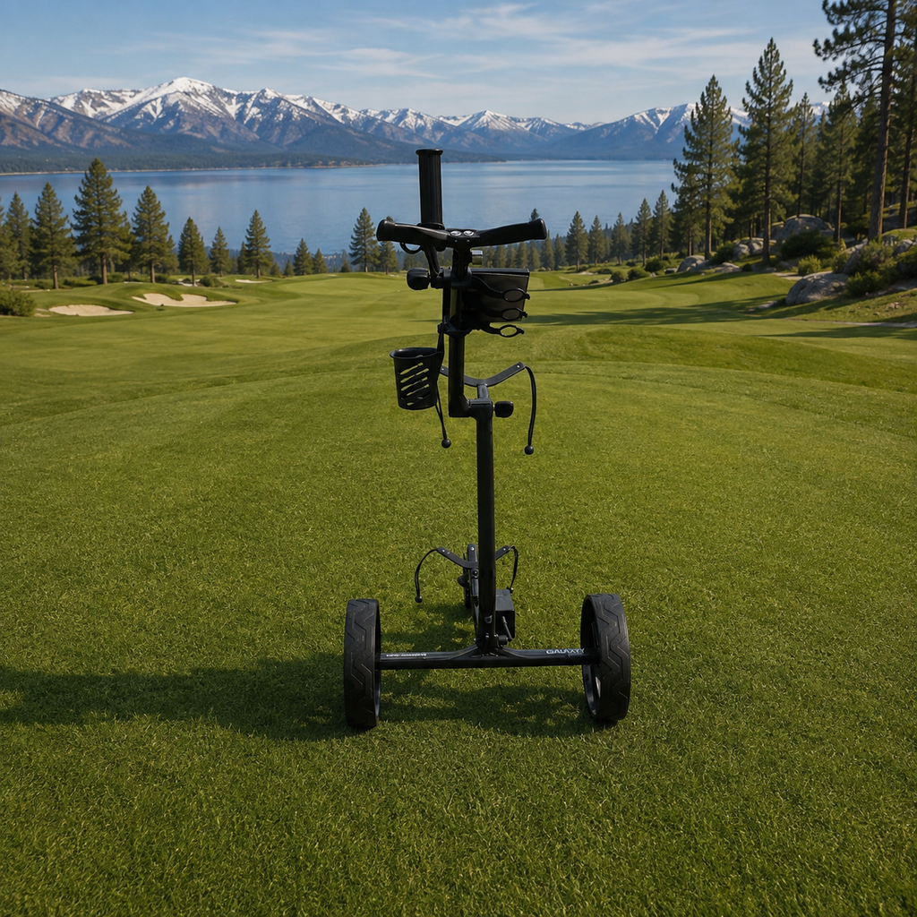 BlackBirdie1 Elektrisk Golftralle med Motorbrems